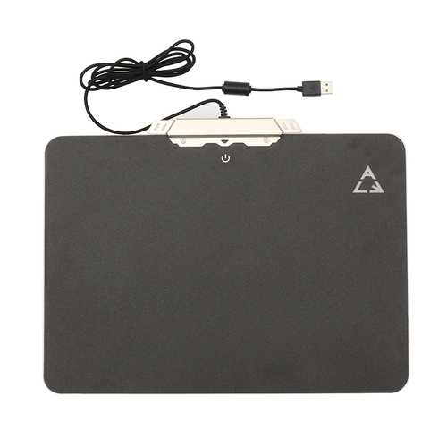 ACE RGB Backlit LED Gaming Mouse Pad - Non-Slip Hard Surface for PC & Laptop - Perfect for Esports, Office Work & Streaming Setup