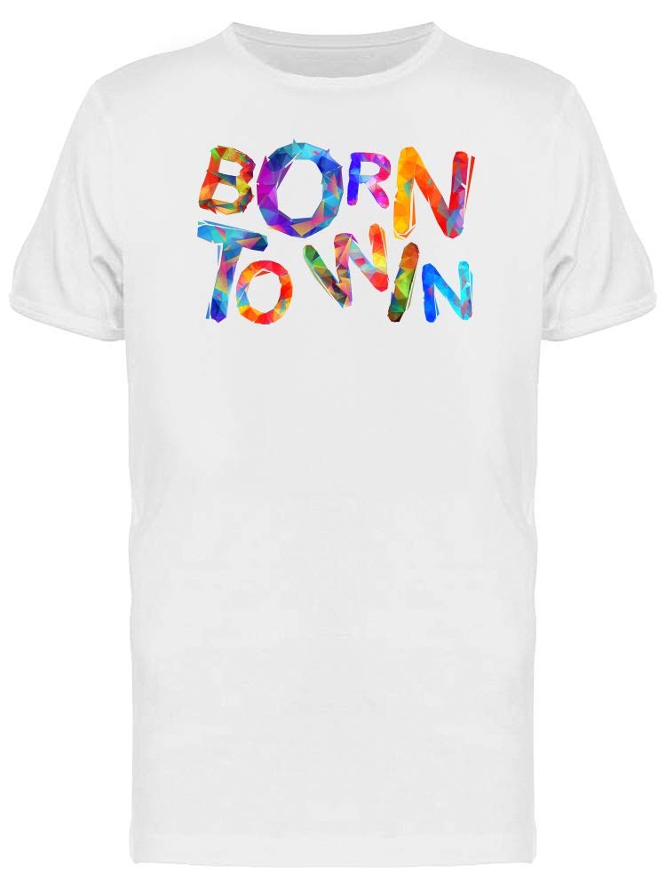 Born to Win Splash Paint Graphic T-Shirt for Men | Trendy Streetwear & Casual Outfit | Perfect for Gym, Parties & Everyday Wear