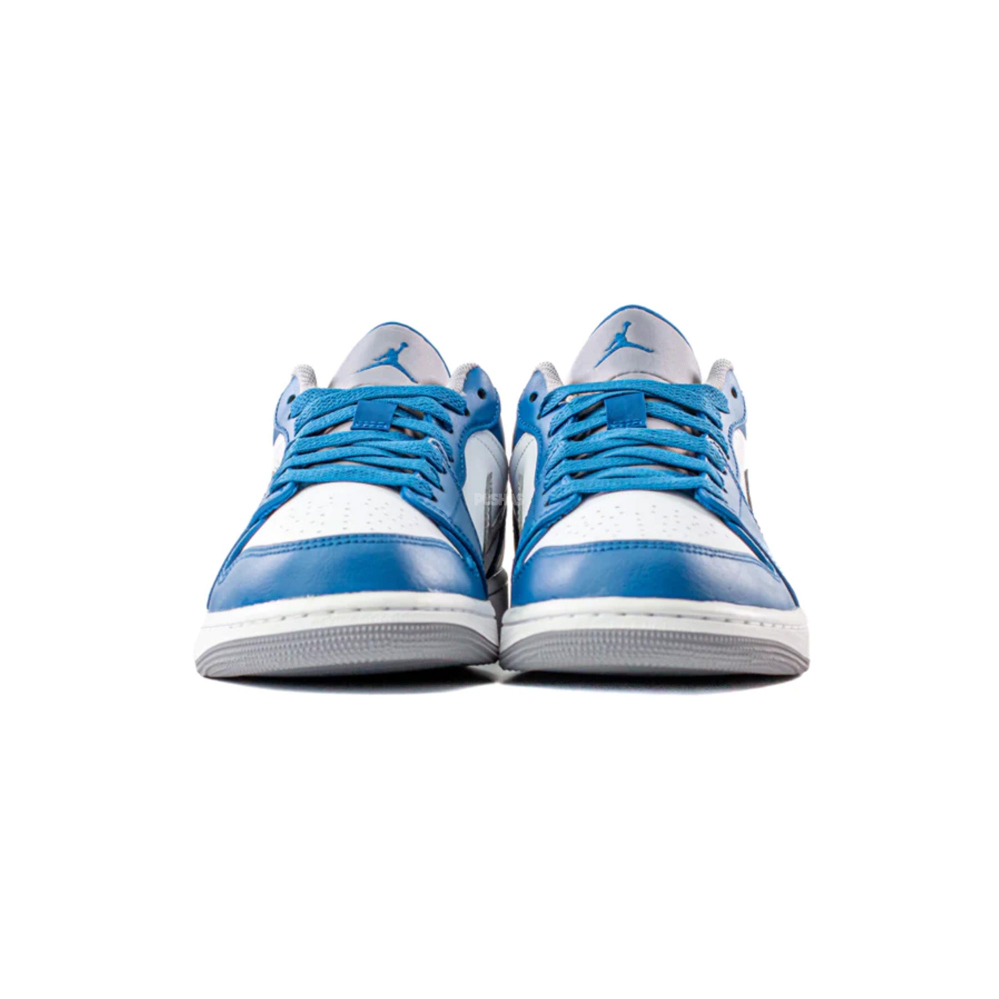 Air Jordan 1 Low 'True Blue' Retro Sneakers 2023 - Men's Basketball Shoes for Casual Wear & Street Style