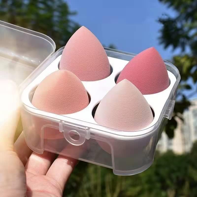 LA VENUST 8-Piece Makeup Sponge Set - Foundation Blending Beauty Sponge for Liquid, Cream & Powder - Multi-Colored Cosmetic Sponges for Flawless Makeup Application - Perfect for Daily Use, Travel & Professional Makeup Artists