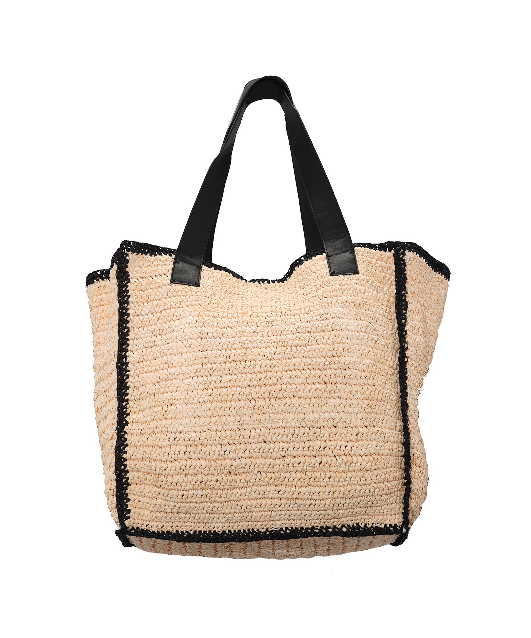 Handmade Crochet Beach Bag for Women - Large Boho Straw Tote with Pockets - Perfect for Pool, Vacation & Summer Outings