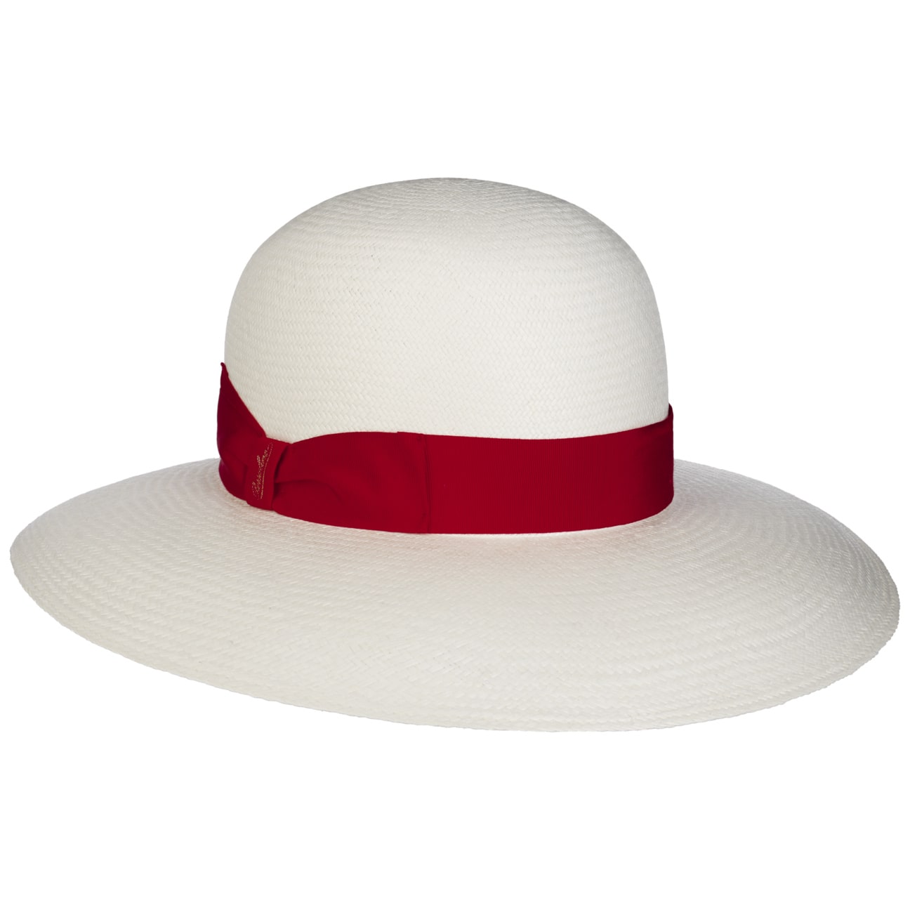 Borsalino Round Crown Panama Hat for Men & Women - Lightweight & Breathable Summer Sun Hat for Beach, Travel, and Outdoor Activities
