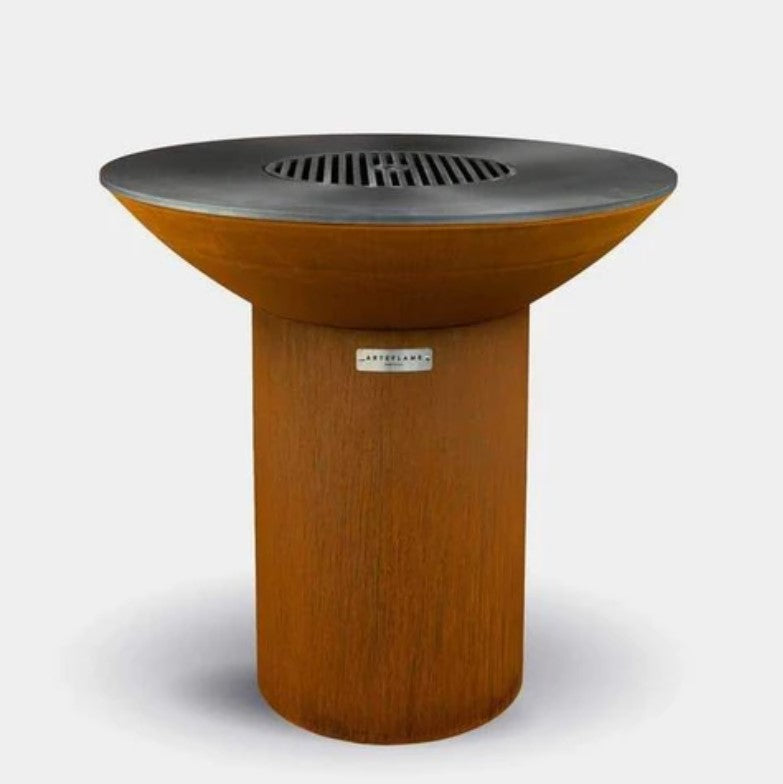 Arteflame Classic 40-Inch Tall Round Base Grill with Storage - Perfect for Backyard BBQs, Outdoor Cooking & Patio Entertaining