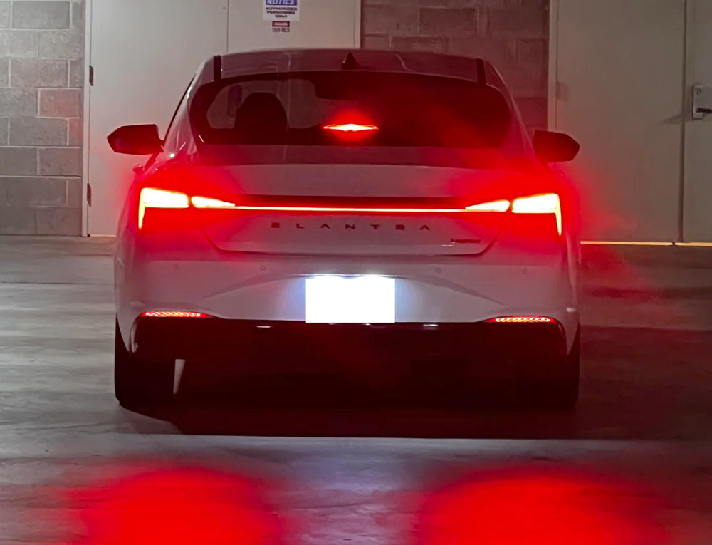 Full LED Bumper Reflector Brake & Sequential Turn Signal Lights for Hyundai Elantra 2021 2023 - Upgrade Your Car's Safety & Style for Night Driving & Daily Commute