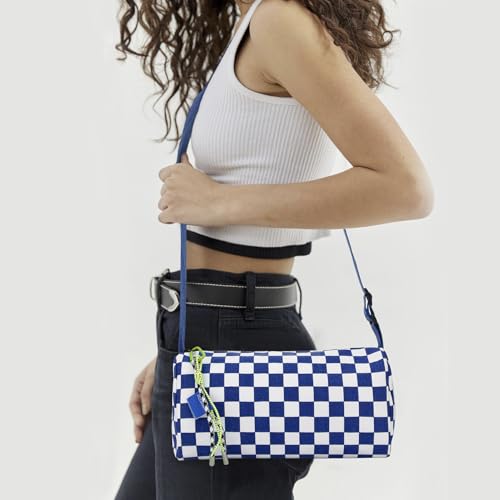 Checkered C-blue