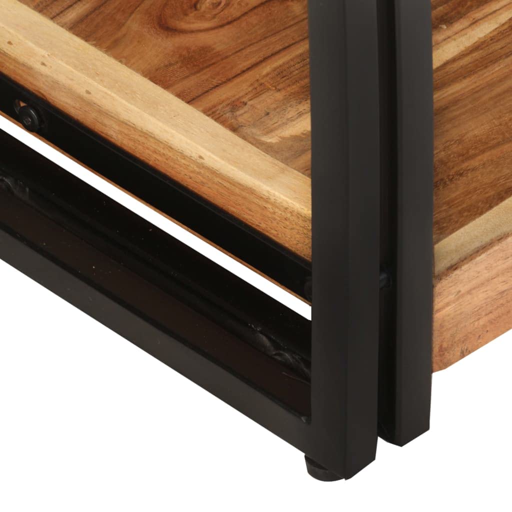 Industrial TV Stand with Storage - 35.4