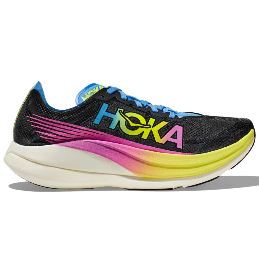 HOKA ONE ONE Rocket X 2 Running Shoes - Lightweight Performance Sneakers for Men & Women - Road Racing & Marathon Training Shoes for Speed & Comfort