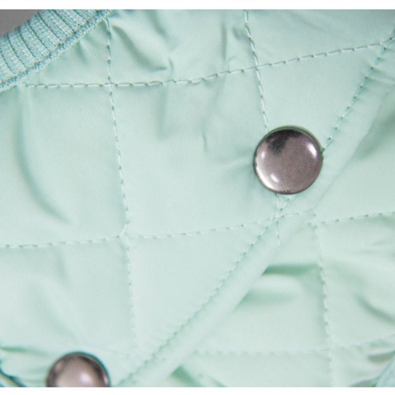 Premium Padded Dog Vest for Small & Medium Breeds - Soft & Comfortable Green Pet Jacket - Perfect for Winter Walks, Outdoor Adventures & Cold Weather Protection