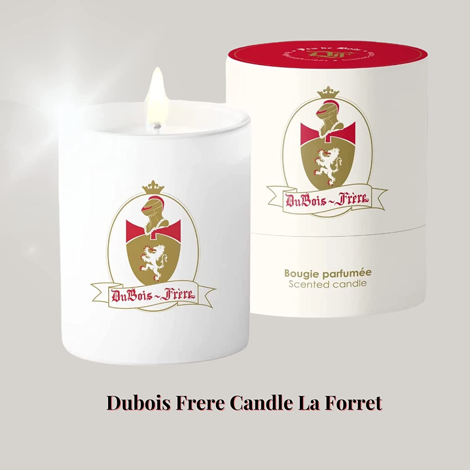 Dubois Frere Luxury Aromatherapy Candle - Long Lasting Forest Woodsy Scent in Glass Jar (190g) - Perfect for Home Fragrance, Wedding Gifts, Birthday Presents & Holiday Decor - Creates Cozy Winter Ambiance for Relaxation & Stress Relief
