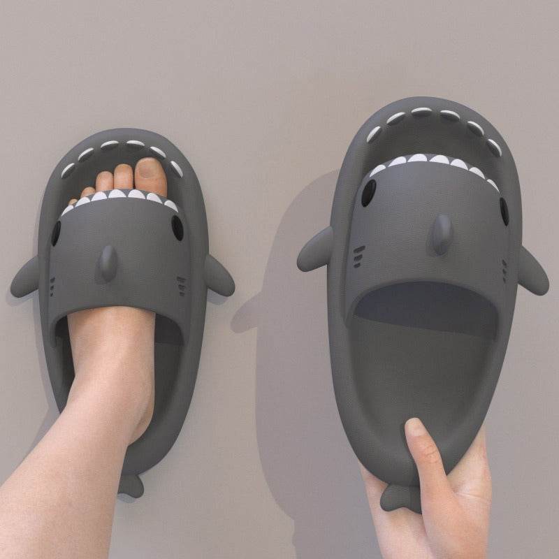 Premium Shark Slides for Men & Women - Comfortable Non-Slip Beach Sandals - Perfect for Pool, Beach, Vacation & Summer Outdoor Activities