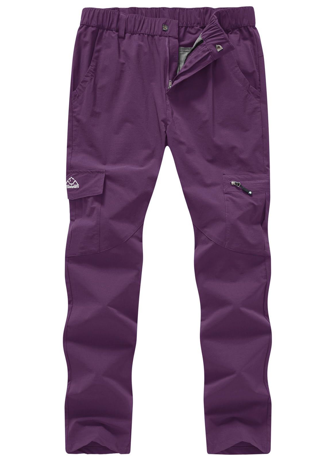 YSENTO Women's Hiking Pants - Lightweight Stretch Quick-Dry UPF 50+ Outdoor Pants with 6 Pockets for Camping, Travel & Work | Comfortable Cargo Pants for Hiking, Backpacking & Outdoor Adventures