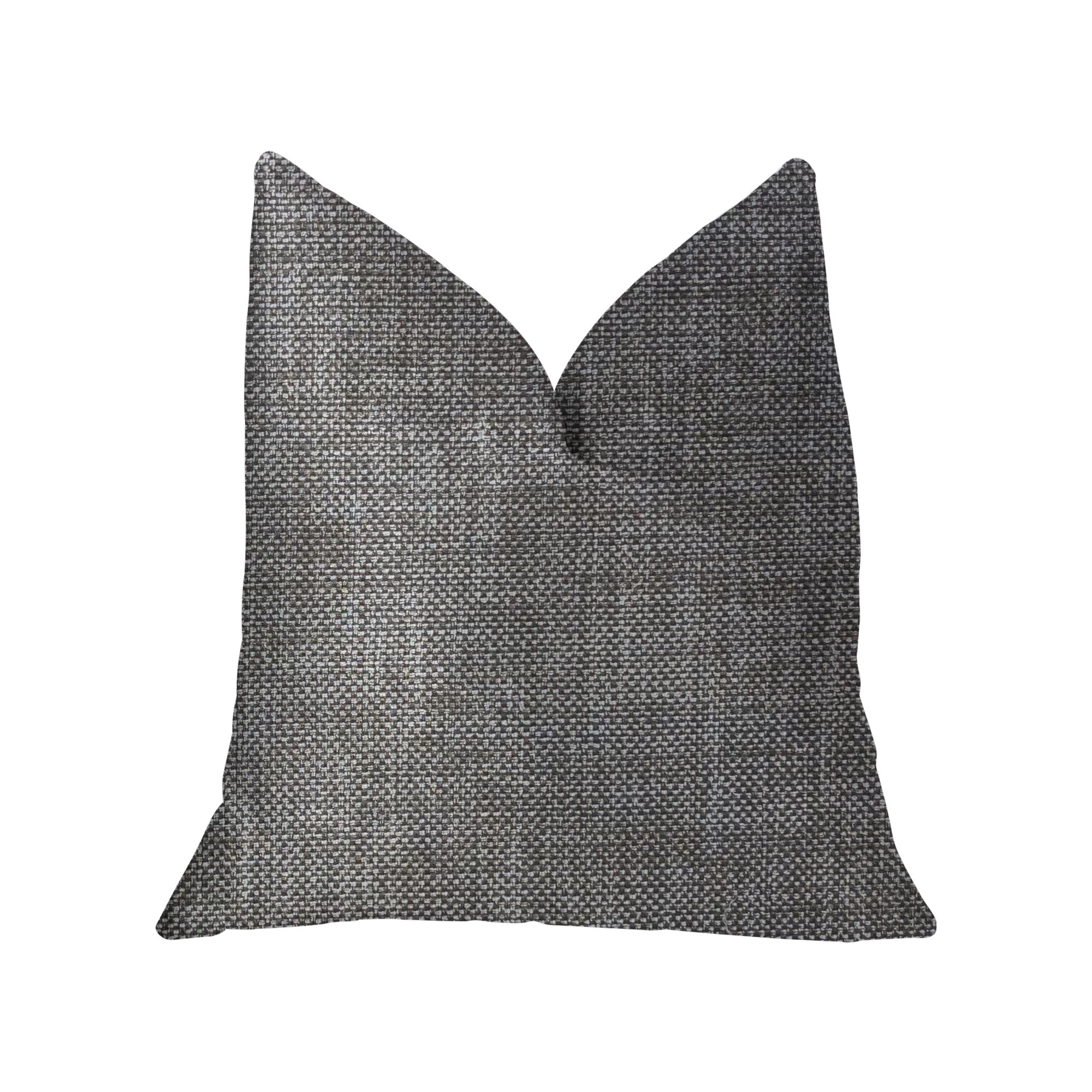 Plutus Grey Pebble Luxury Throw Pillow 20x20 Inches - Soft Decorative Couch Pillow for Living Room, Bedroom & Office - Premium Home Decor Accent for Sofa, Chair and Bed