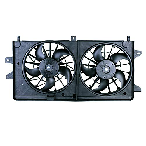 RAREELECTRICAL Replacement Cooling Fan Compatible with 2004-2005 Chevrolet Monte Carlo 3.4L 3.8L - OEM Part Numbers 10324029 88987271 88987272 88987273 89019107 89019109 GM3115180 - Engine Cooling System Upgrade for Better Performance