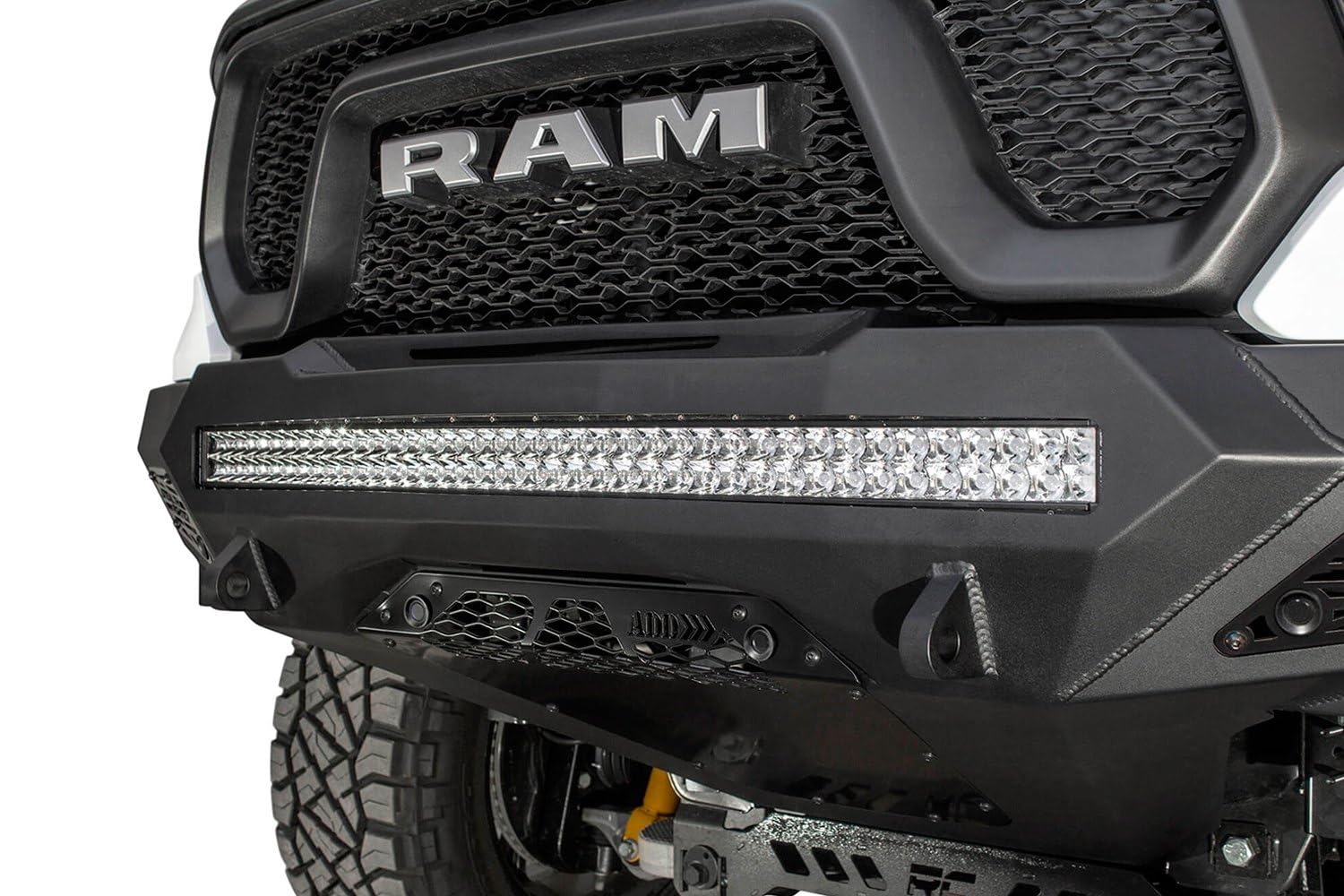 A.DESERT DES Stealth Fighter Front Bumper for Jeep Wrangler JK - Heavy Duty Off-Road Protection | Perfect for Rock Crawling & Trail Adventures