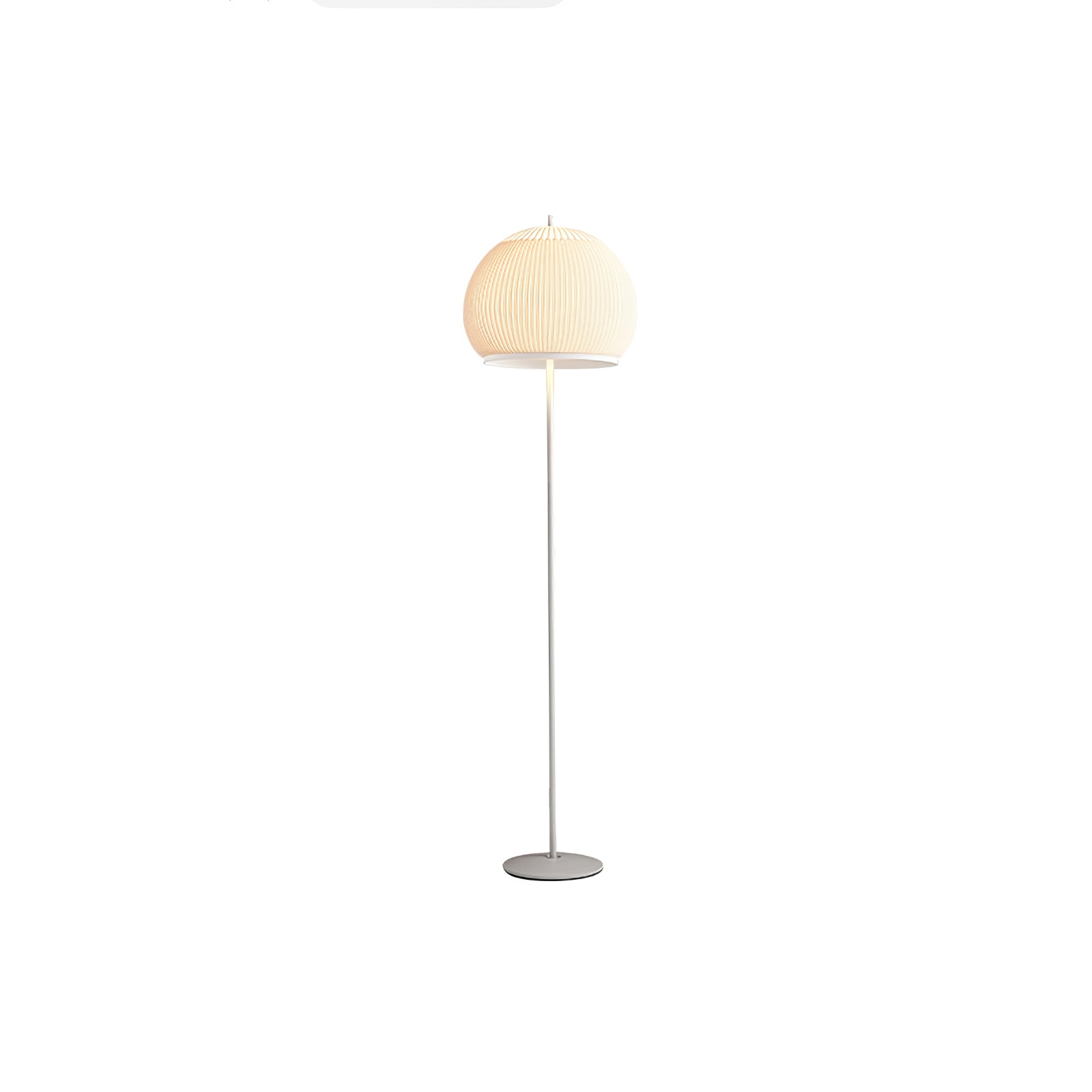 Modern Lantern Knit Floor Lamp - Handwoven Rattan Shade, Adjustable Height, Warm Ambient Lighting for Living Room, Bedroom, or Patio Decor