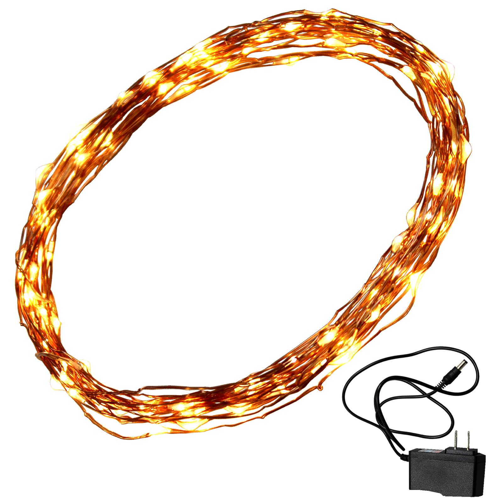 Bluedot Trading 32ft LED String Lights - Fairy Starry Lights for Indoor Bedroom, Christmas Party & Wedding Decorations - 10M Plug-in Lights with Adapter - Perfect for Home, Garden, Patio and Holiday Lighting