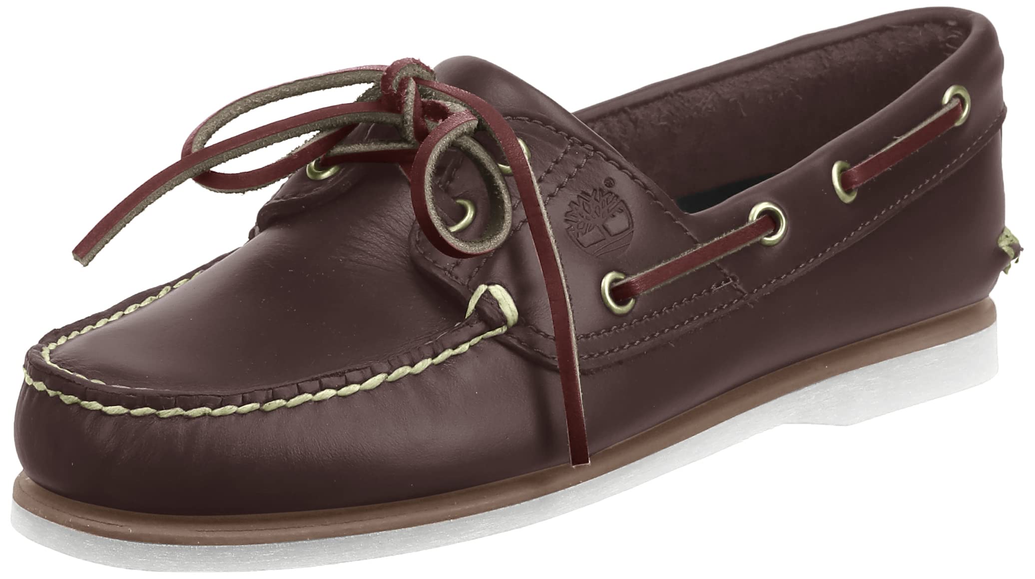 Timberland Men's Classic 2-Eye Boat Shoes - Comfortable & Stylish Leather Deck Shoes for Casual Wear, Sailing & Outdoor Activities