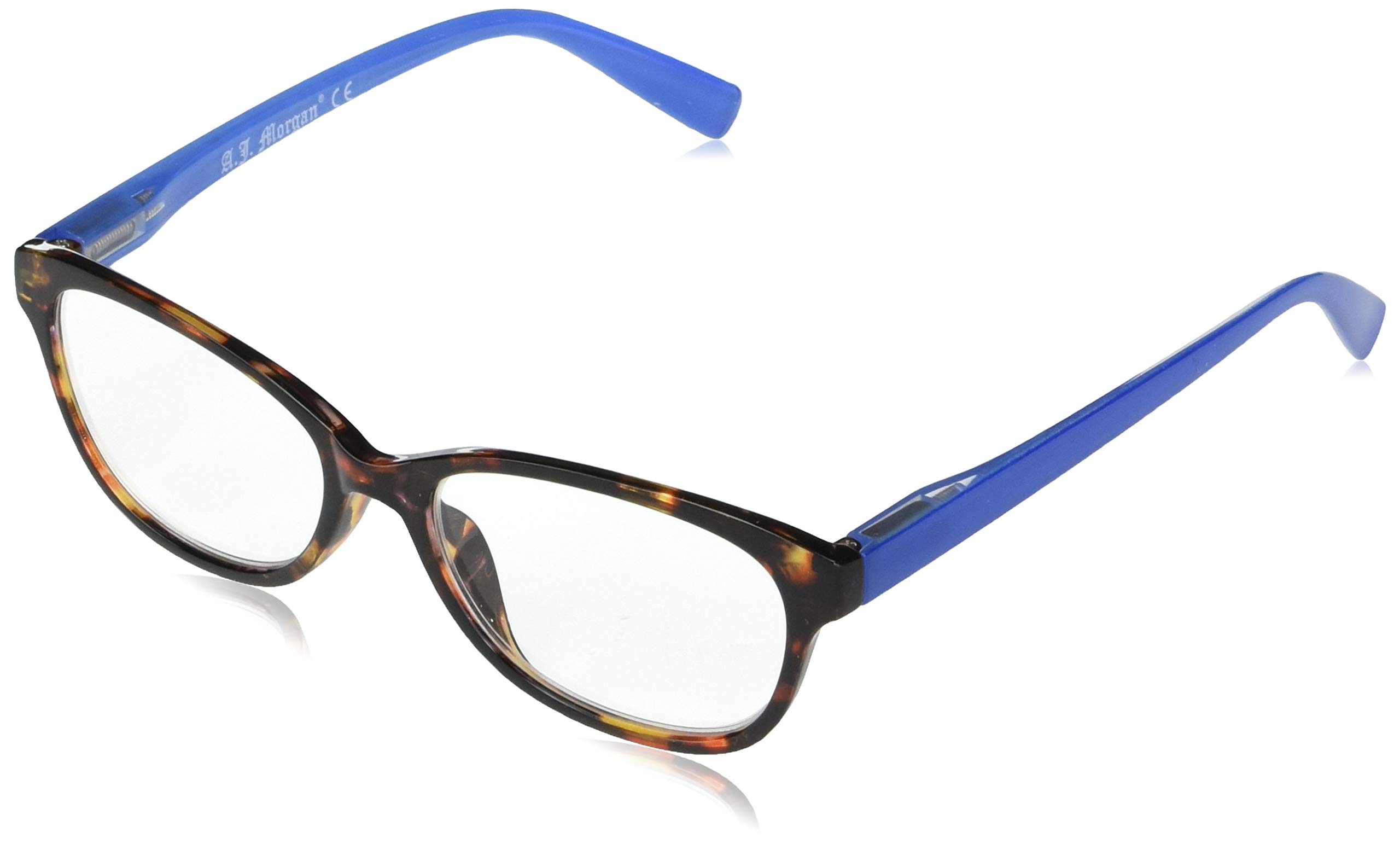 A.J. Morgan Eyewear Real Stuff Reading Glasses - Oval Frame Lightweight Readers for Women & Men - Perfect for Reading, Computer Use & Daily Wear