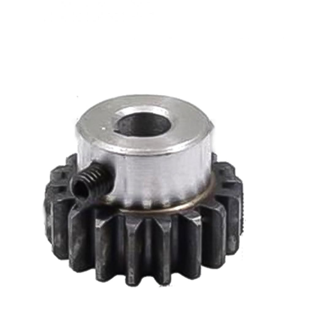 Steel Spur Gear Pinion 20T 1.5 Module with 8mm/10mm/12mm/15mm Bore - Straight Teeth Gear for Rack Transmission (8mm Bore with 3mm Keyway) - Perfect for CNC Machines, 3D Printers, and Industrial Automation Systems