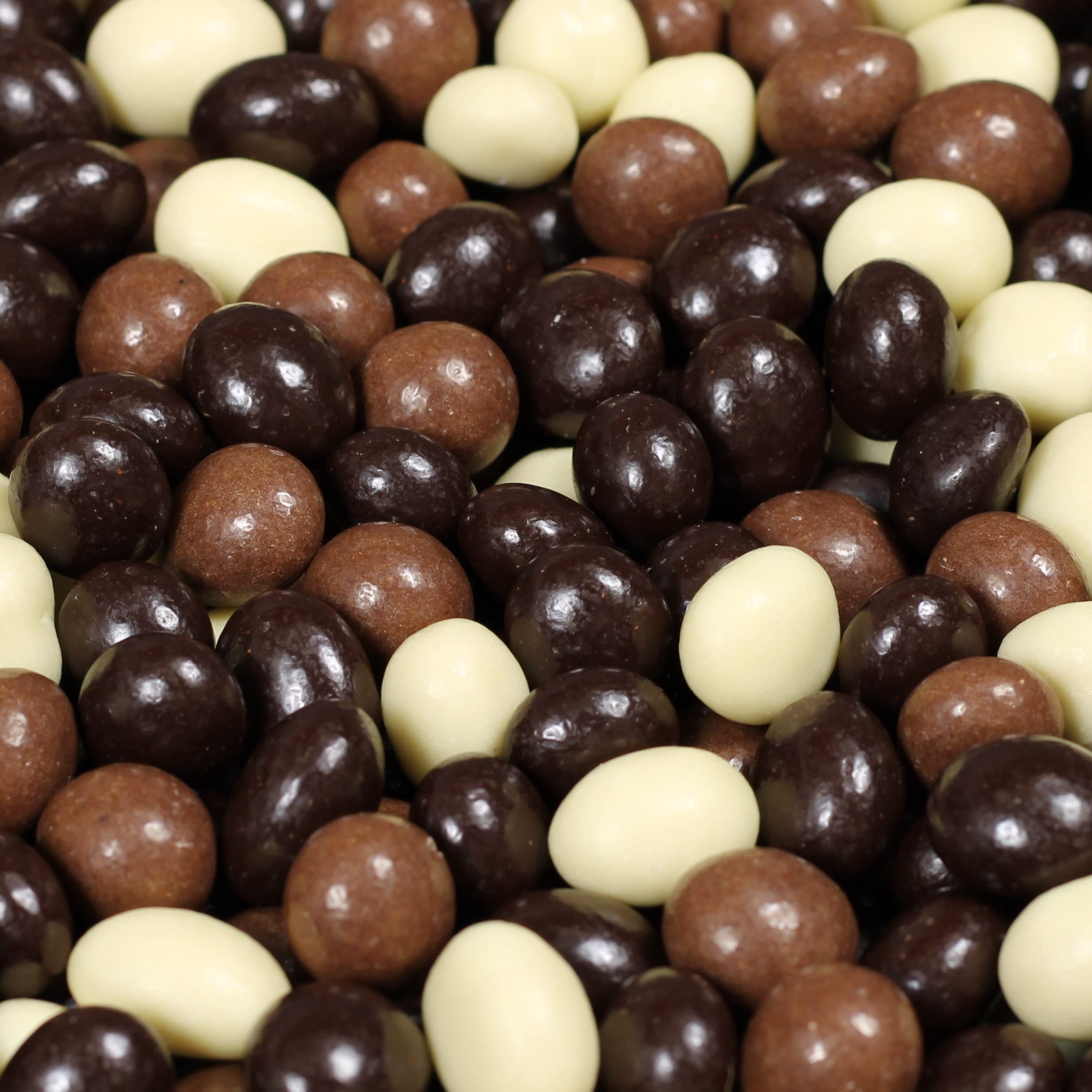 Premium Gourmet Chocolate Covered Blueberries Mix - Dark, Milk & White Chocolate - 3 LBS Bulk Size in Reusable Jar | Kosher Dairy Certified, Made in USA | Perfect for Gift Baskets, Party Favors & Healthy Snacking