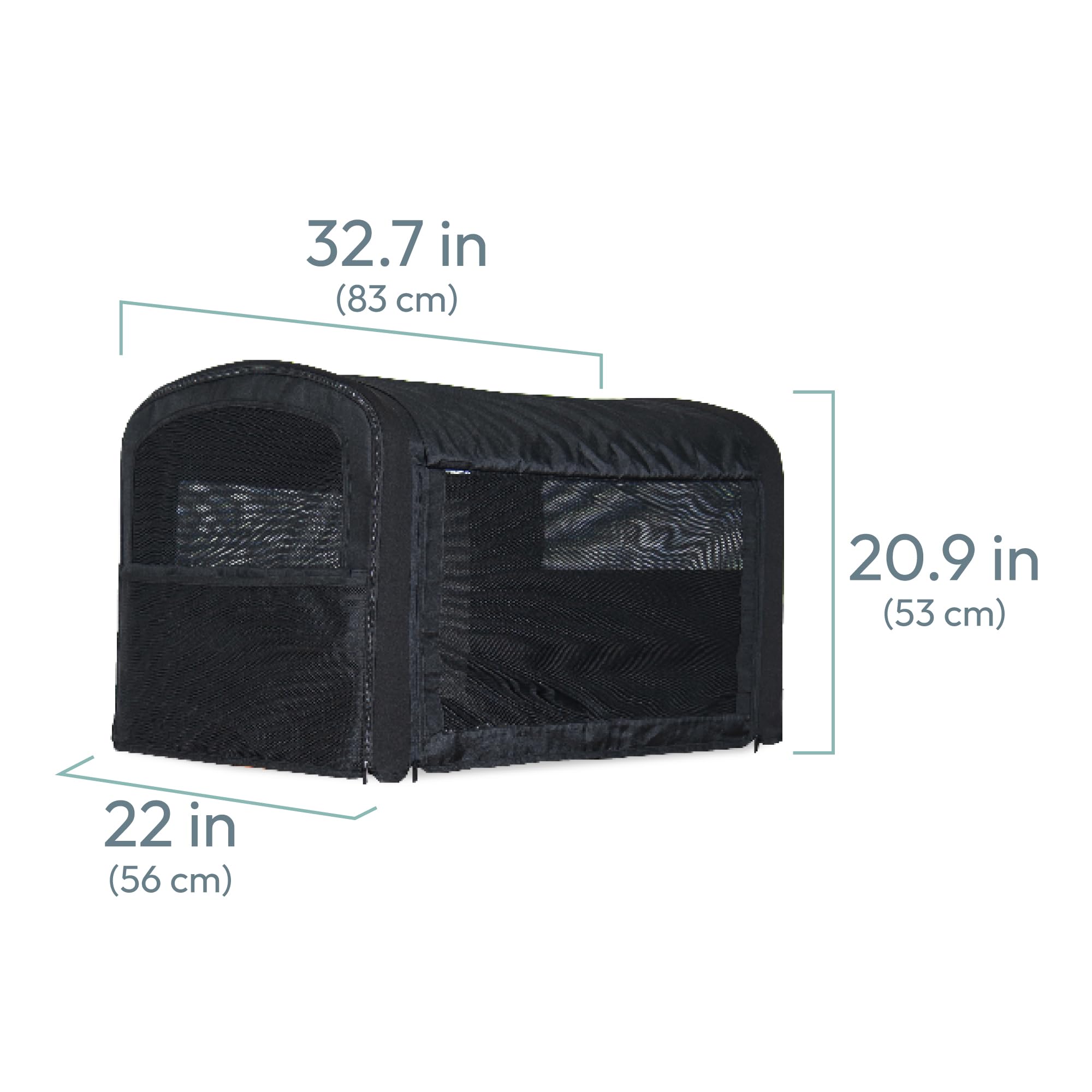 WONDERFOLD Flex Canopy for Stroller Wagon - Removable Front/Back Cover with Mesh Sides, Adjustable Panels & Storage Pockets | Compatible with W4 Elite/Luxe Models | Perfect for Outdoor Walks, Park Visits & Family Adventures