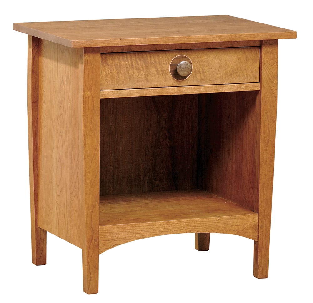 Harvey Ellis Open Nightstand - Modern Bedside Table with Storage Shelf for Bedroom, Living Room & Office - Stylish & Functional Home Decor