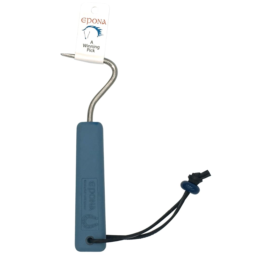 Epona Winning Hoof Pick - Stainless Steel Horse Grooming Tool for Cleaning Hooves | Perfect for Equestrian Care, Stable Maintenance & Horse Health (Great Gift for Horse Lovers)
