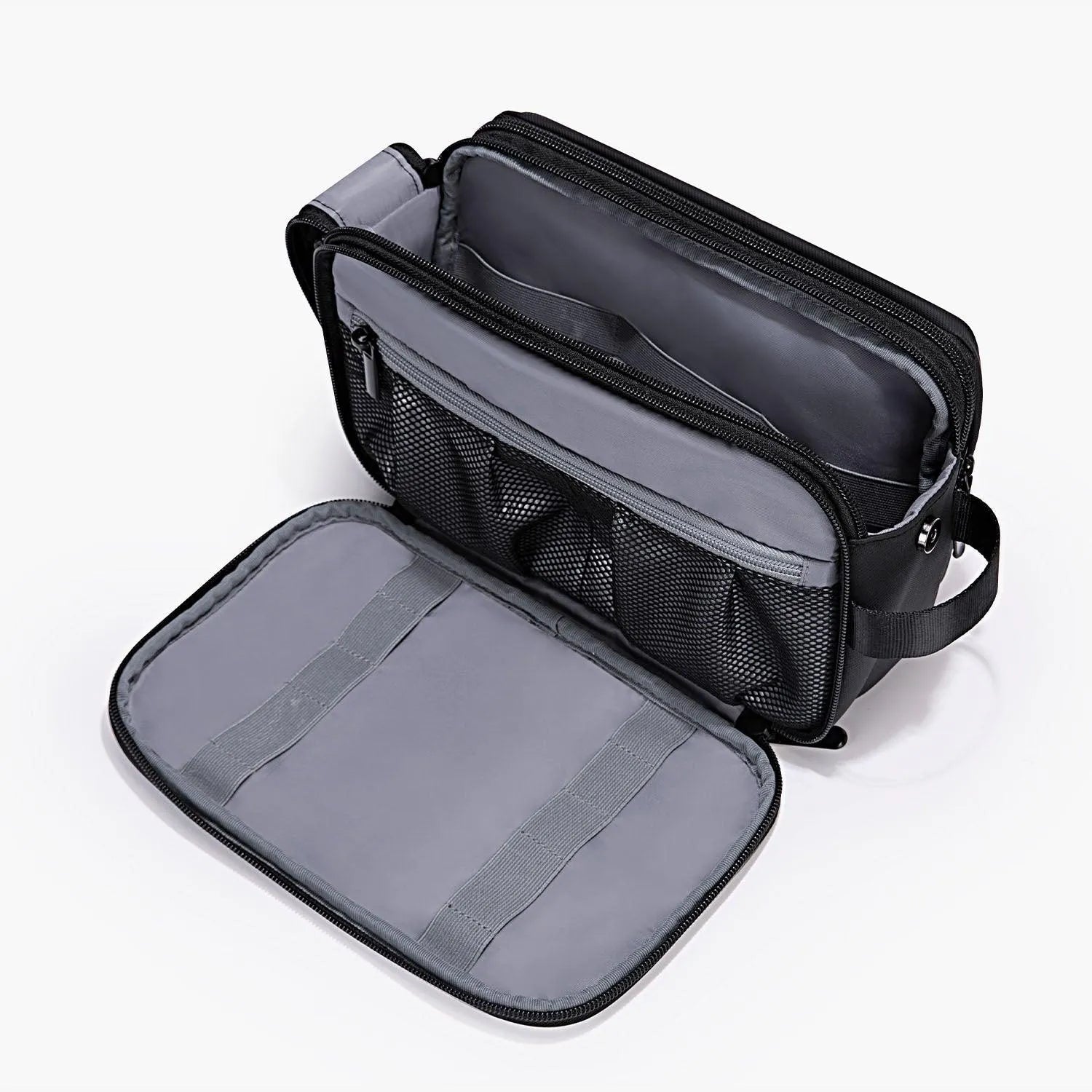 Premium Travel Toiletry Bag for Men & Women - Waterproof Hanging Cosmetic Organizer for Bathroom, Gym, Camping & Business Trips