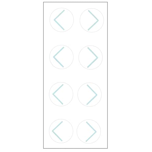 PortalMark Skin Markers for Radiation Therapy - Dark Skin Corner Sheet | Medical Tattoo Marking for Cancer Treatment & Tattoo Removal Procedures