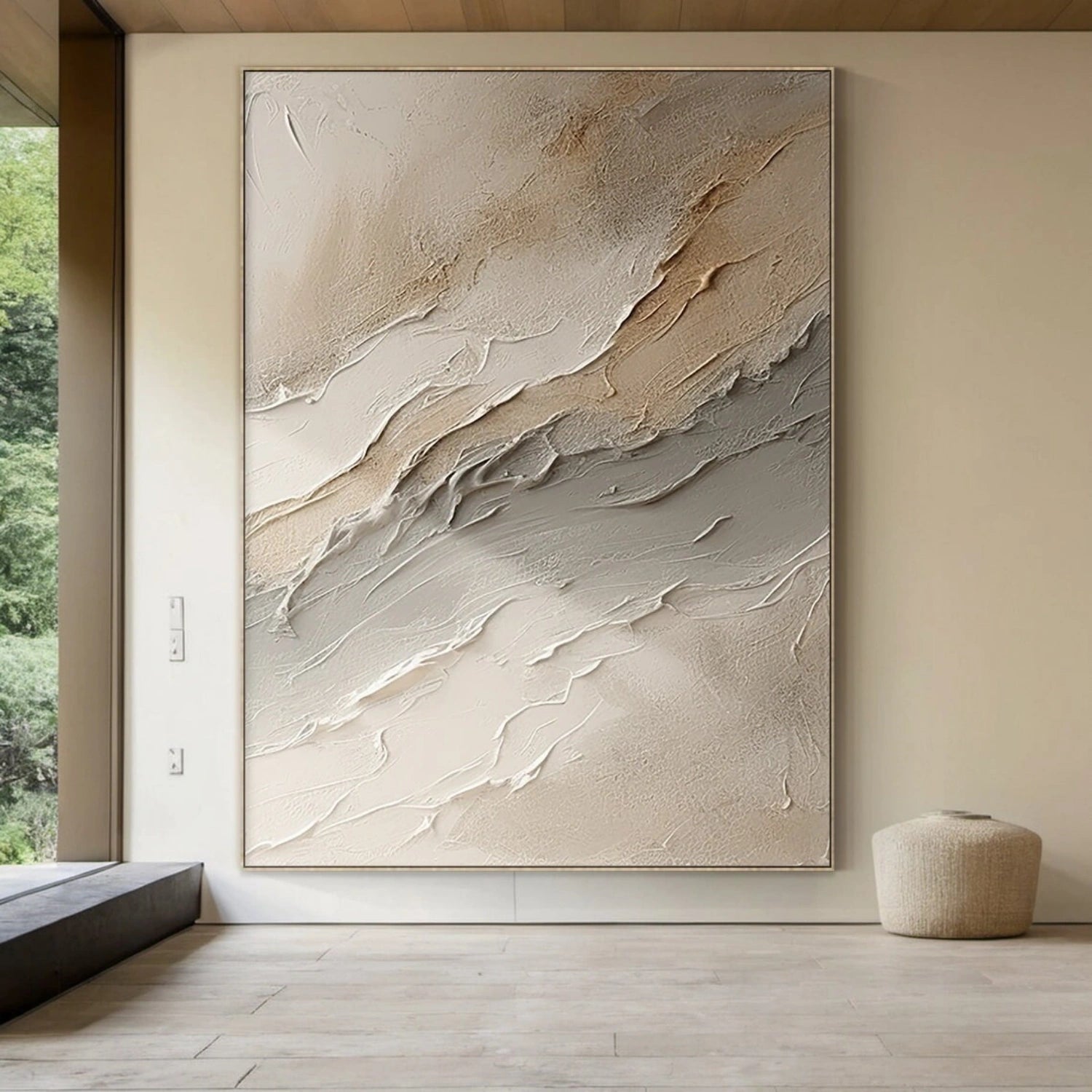 Abstract Painting #AB 338 - Modern Wall Art for Home & Office Decor | Large Canvas Artwork for Living Room, Bedroom, or Workspace
