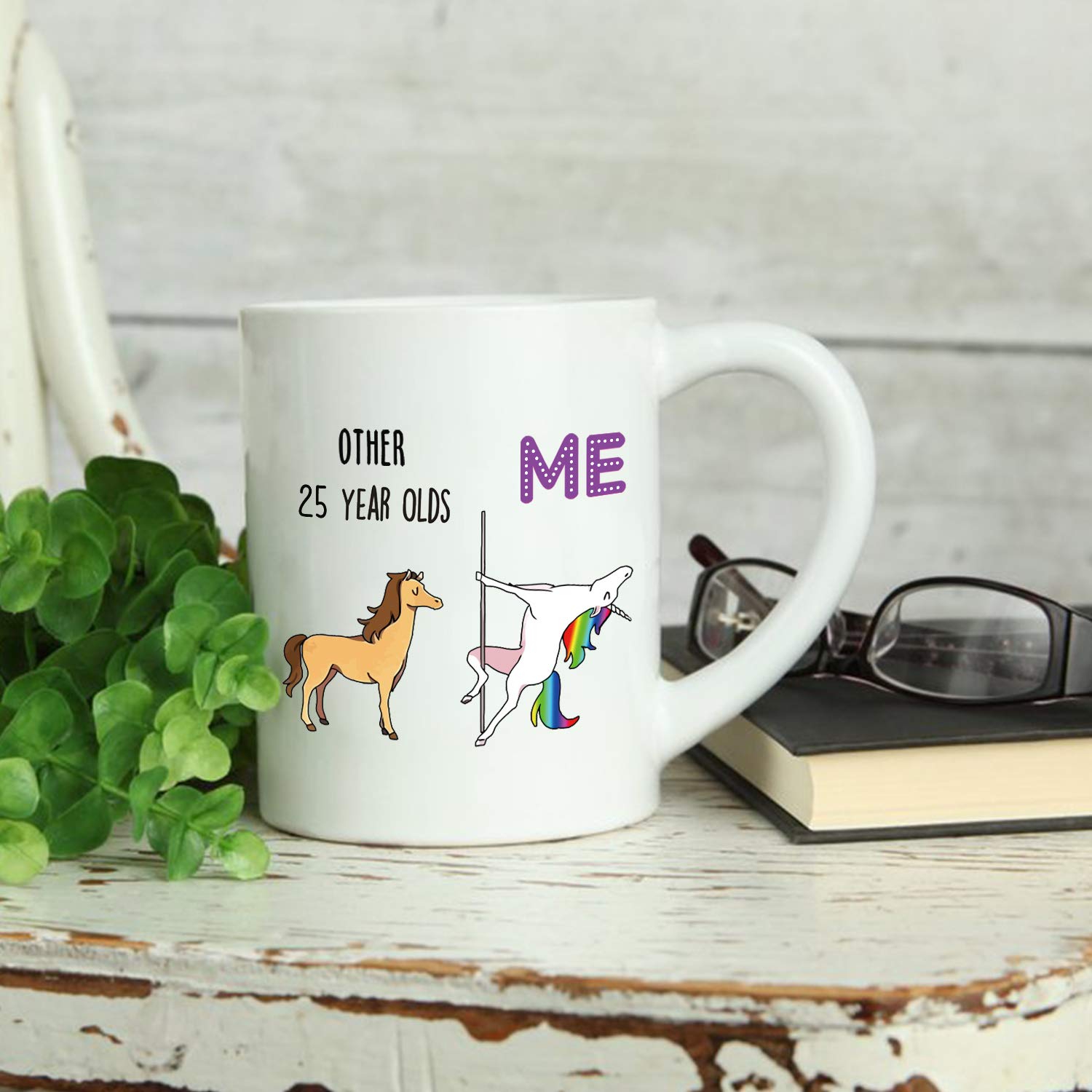 25th Birthday Gifts for Women Born in 1998 - 11oz Funny Coffee Mug for Mom, Wife, Sister, Friend, Her, Colleague | Perfect for Office, Home & Birthday Celebrations