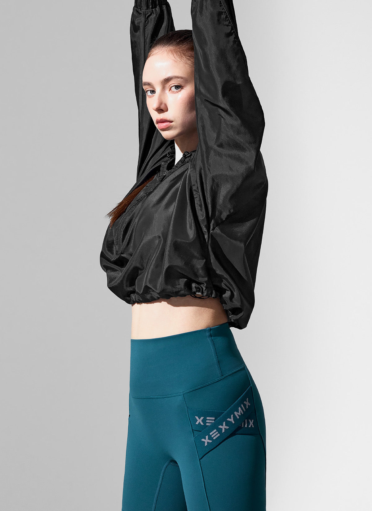 RX Airy Mesh Crop Anorak Jacket - Lightweight Breathable Windbreaker for Women | Perfect for Hiking, Running & Outdoor Activities