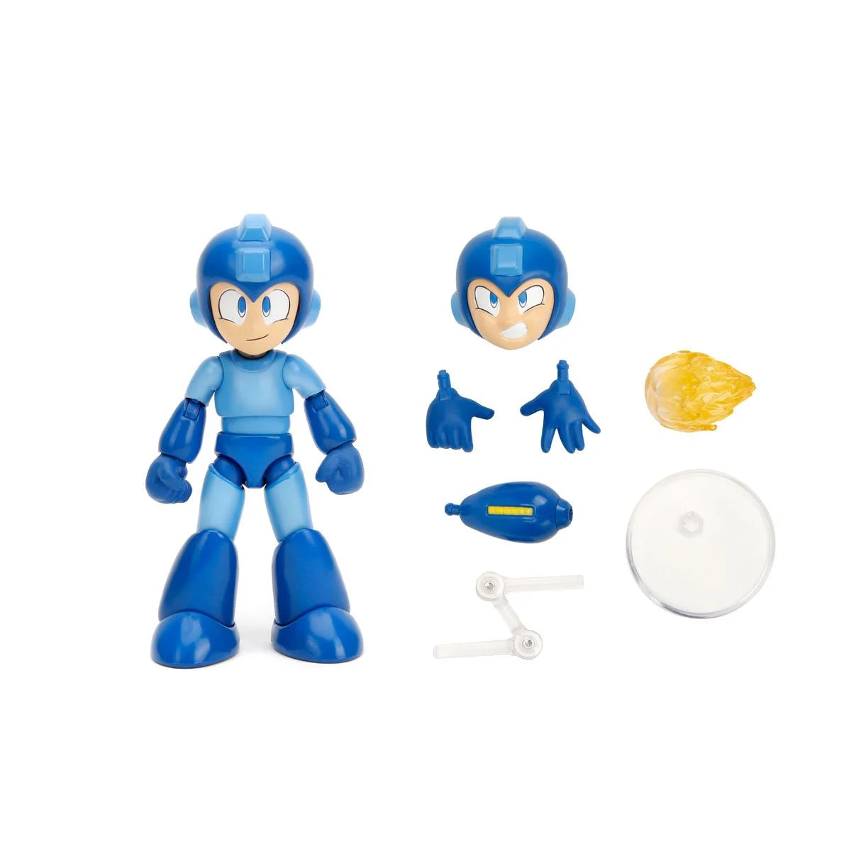 Mega Man 1:12 Scale Collectible Action Figure - Blue Bomber Video Game Character Model for Display, Cosplay & Gift Giving - Perfect for Anime Fans, Gamers & Collectors