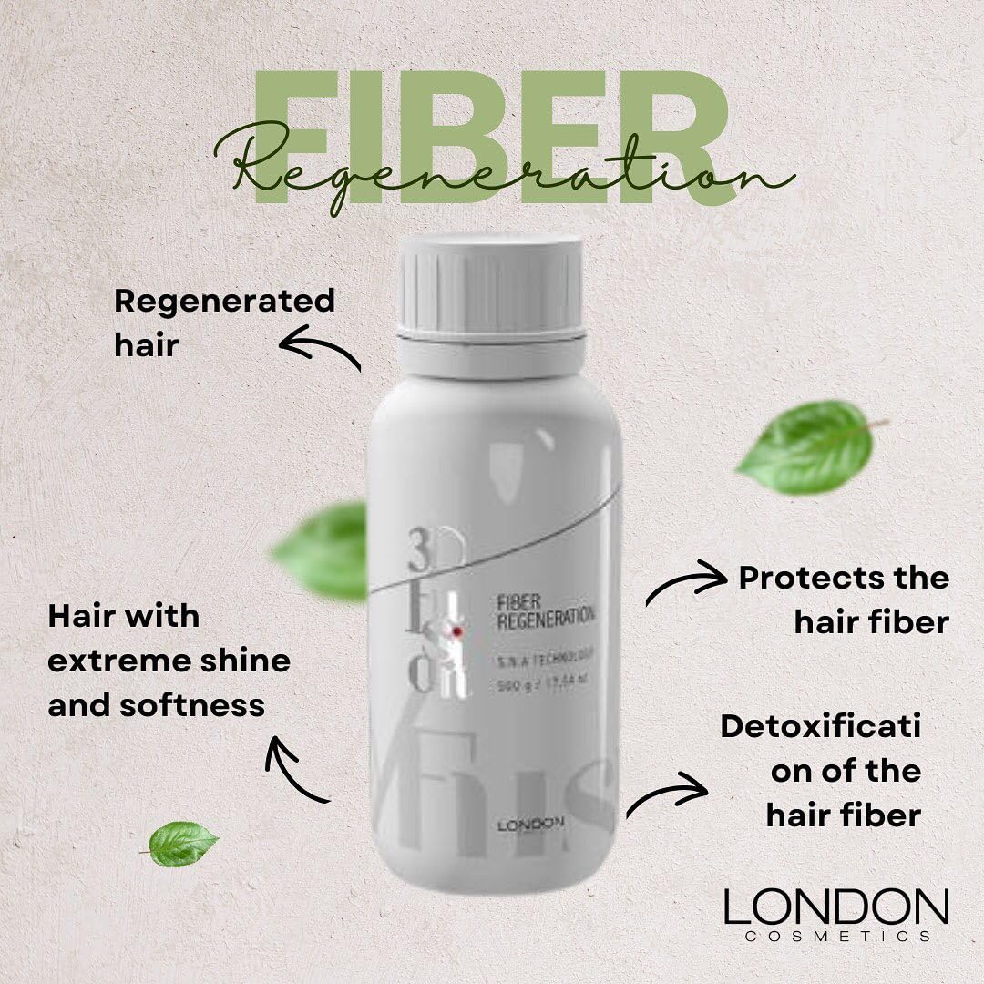 FIBER REGENERATION 500g | Low pH 2.8 Acidic Hair Treatment | Professional Salon-Grade Fiber Repair for Damaged Hair | Perfect for Color-Treated, Bleached or Chemically Processed Hair