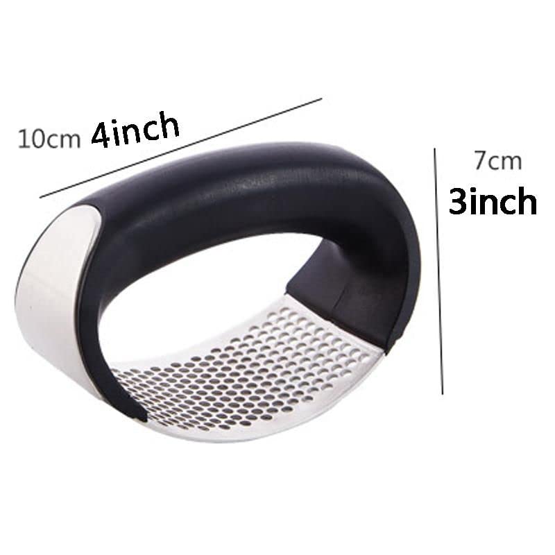 Premium Stainless Steel Garlic Press - Heavy Duty, Rust-Proof & Easy to Clean - Perfect for Cooking, Restaurants & Home Kitchens