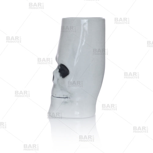 BarConic® 12 oz Tiki Style Cocktail Glasses - Tropical Themed Drinking Cups for Summer Parties, Beach Bars & Hawaiian Luau Events