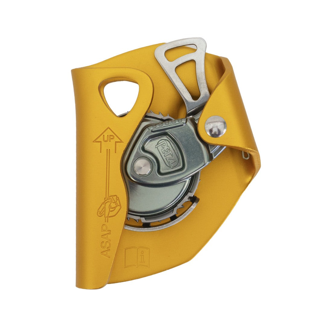 Petzl ASAP Locking Rope Grab - Fall Protection Safety Device for Climbing, Rescue & Work at Height | Ideal for Rock Climbing, Arborist Work & Industrial Safety