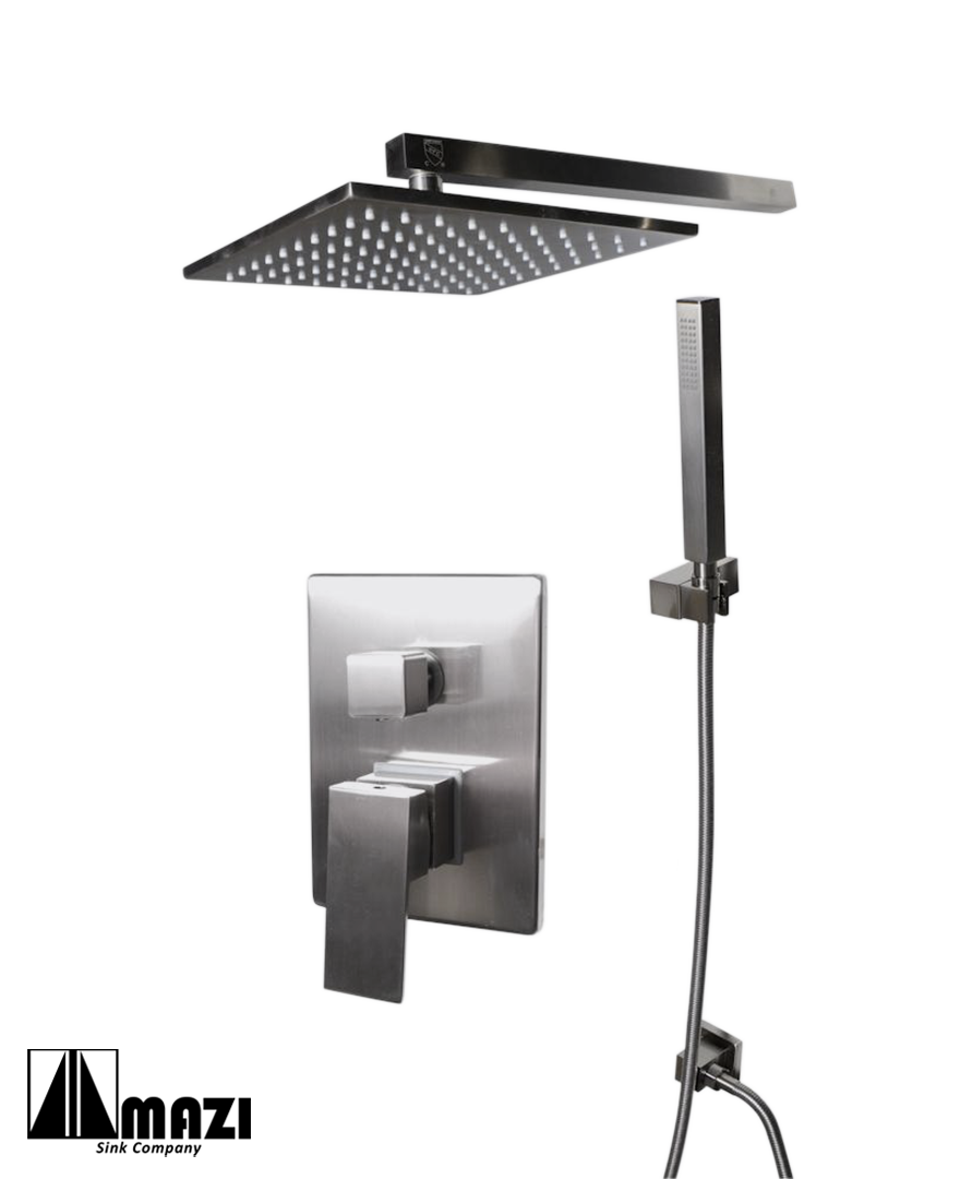 CK00242 BN Shower Faucet - Modern Bathroom Fixture for Home & Hotel Use - Perfect for Bathroom Renovation and Luxury Shower Experience