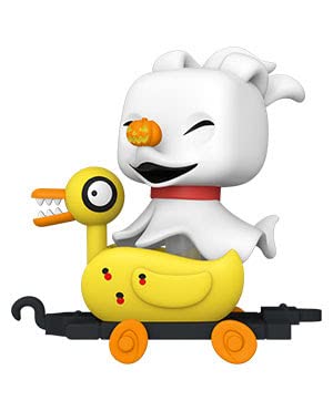 Funko Pop! Nightmare Before Christmas Train Set - Sally in Cat Cart, Oogie in Dice Cart & Zero in Duck Cart | 3-Piece Collectible Figure Series | Perfect for Disney Fans & Holiday Decor