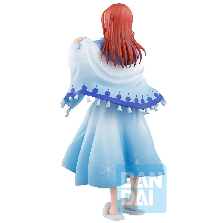 Bandai Ichibansho The Quintessential Quintuplets Miku Nakano Loungewear Ver. Anime Figure - Perfect for Anime Collections, Room Decor, and Otaku Gifts