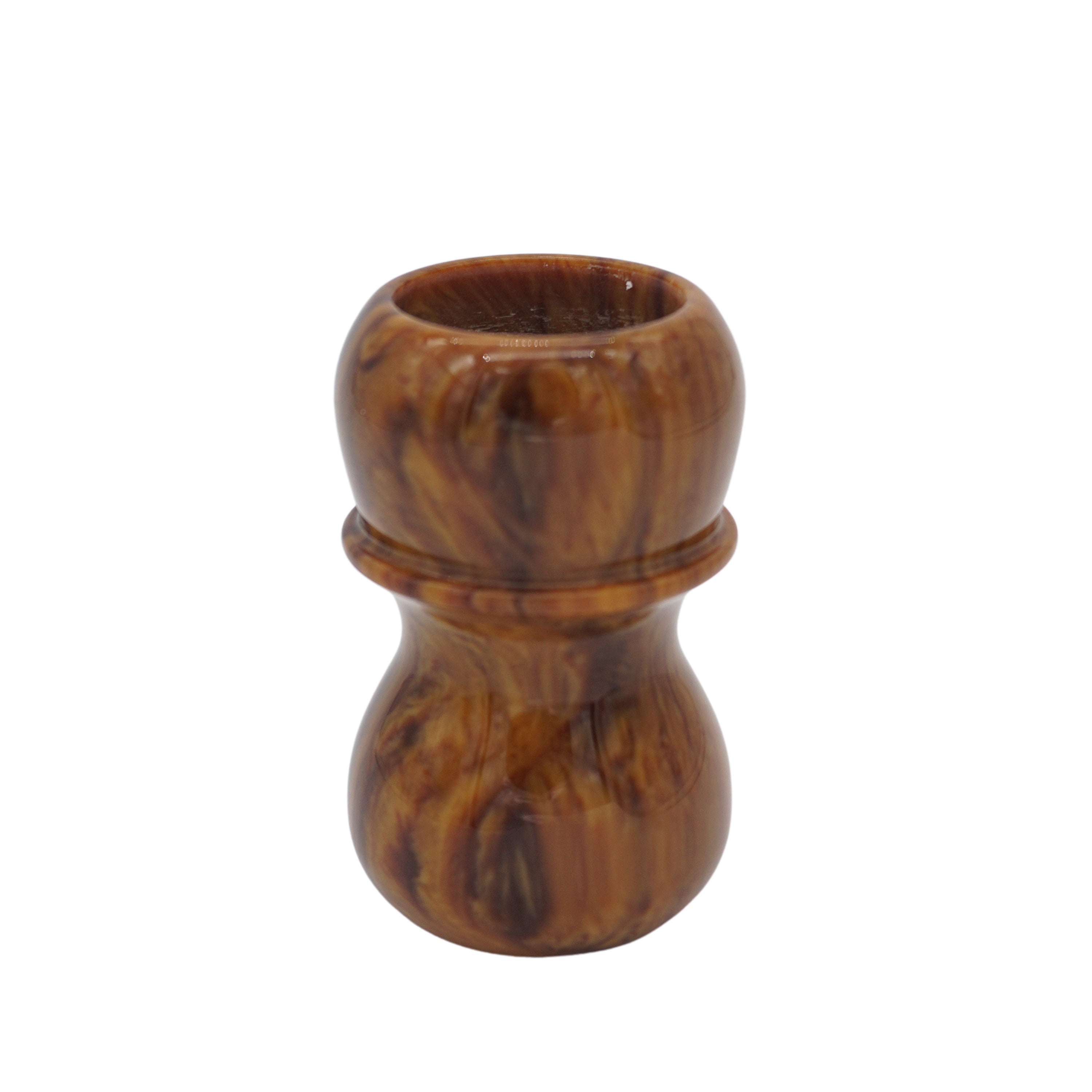 Premium Briar Wood Handcrafted Shaving Brush Handle - Fits 24mm & 26mm Knots - Perfect for Wet Shaving & Traditional Grooming Rituals