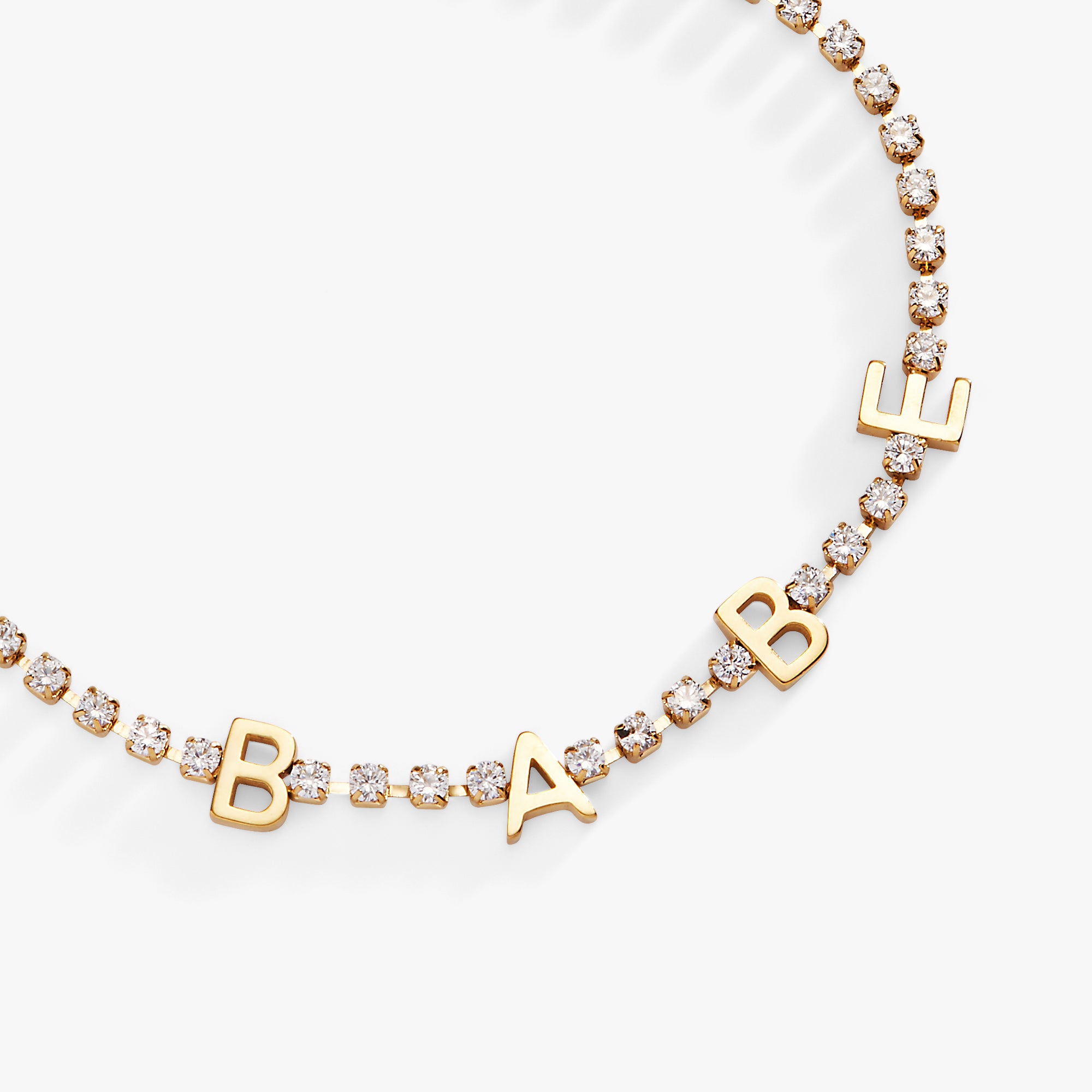 Babe Crystal Tennis Bracelet for Women - Elegant Cubic Zirconia & Sterling Silver Jewelry - Perfect for Parties, Weddings & Everyday Wear