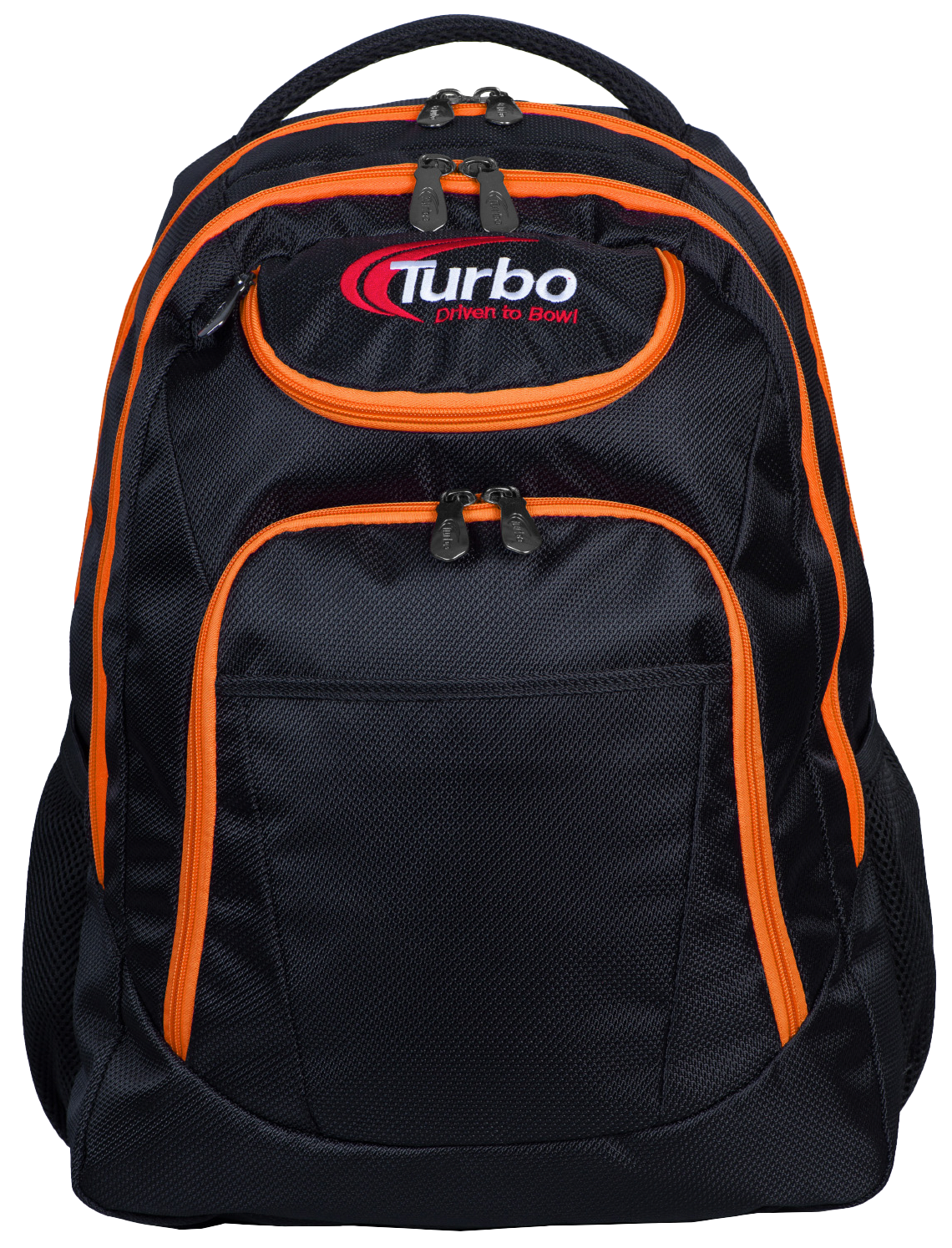 Turbo Shuttle Bowling Backpack - Black & Orange - Durable & Lightweight Bowling Bag for Leagues & Tournaments - Perfect for Bowling Balls, Shoes & Accessories