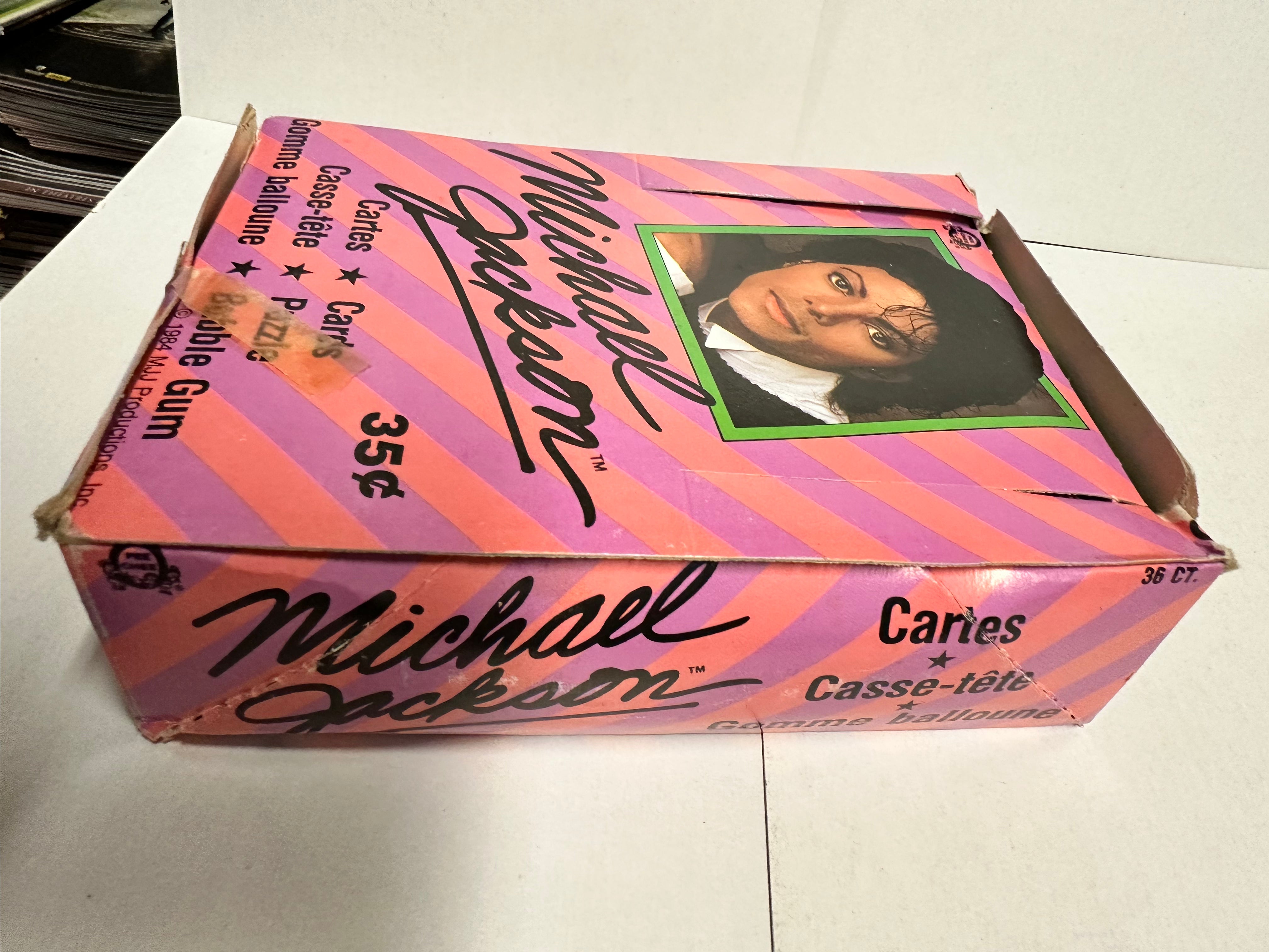 1984 Michael Jackson O-Pee-Chee Rare Canadian Sealed Trading Cards Box - Collectible Memorabilia for Fans & Card Enthusiasts