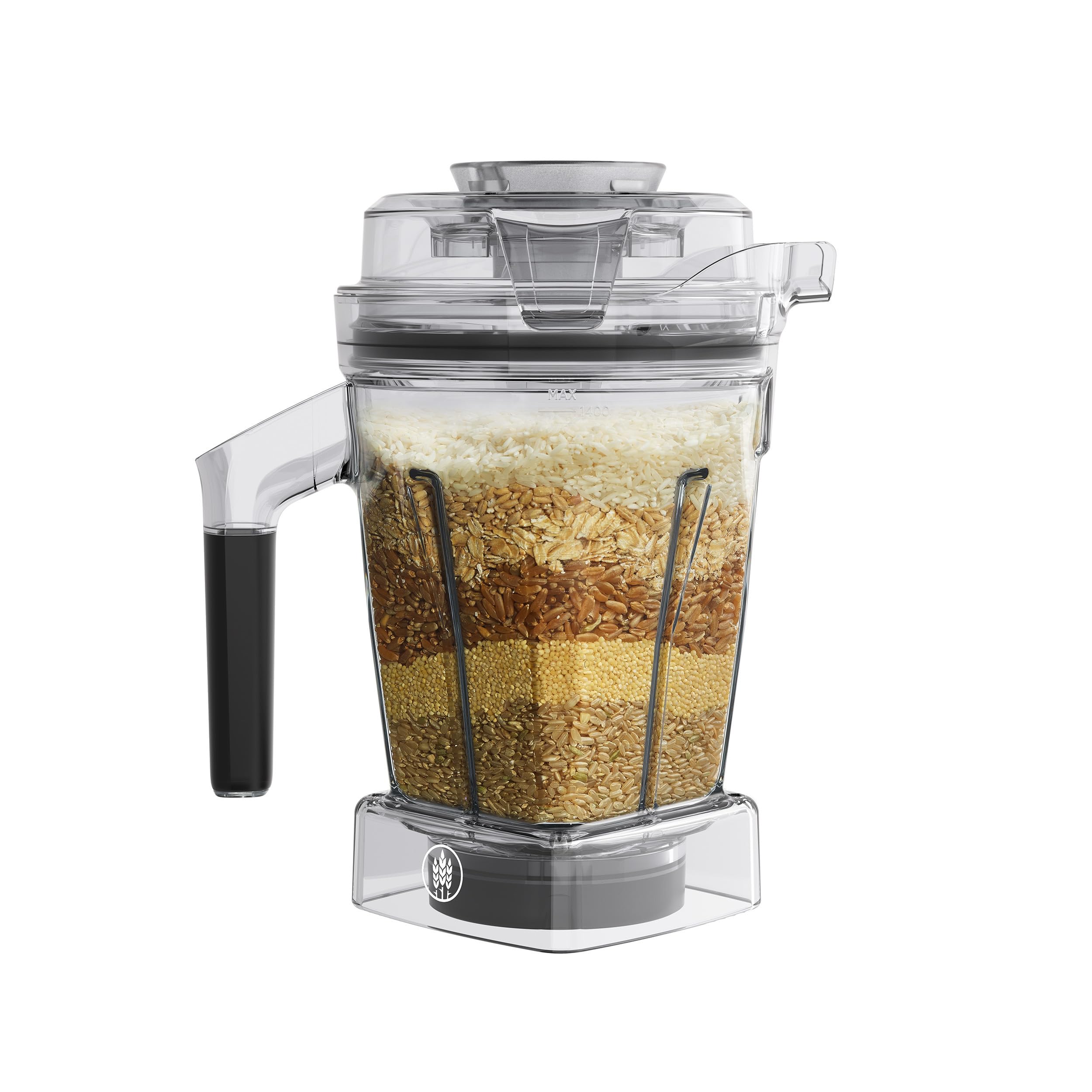 Vitamix Ascent Series 48 oz Dry Grains Container with Self-Detect Technology - Perfect for Grinding Coffee Beans, Nuts & Spices at Home
