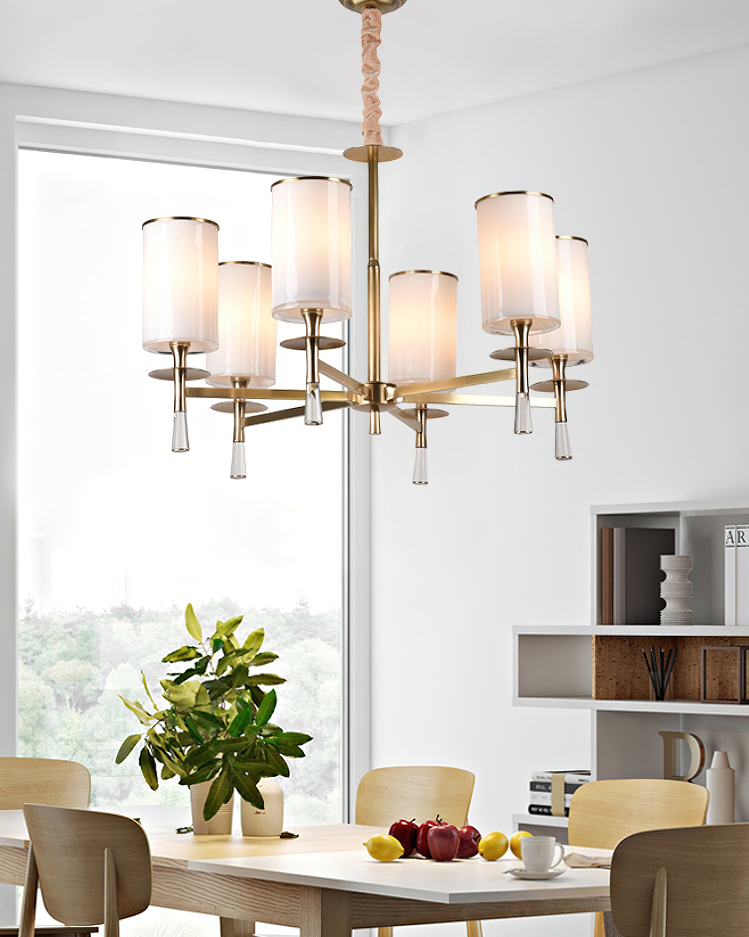 Elegant Oakden Chandelier - Modern Crystal Ceiling Light Fixture for Dining Room & Living Room | Perfect for Home Decor & Wedding Venue Lighting