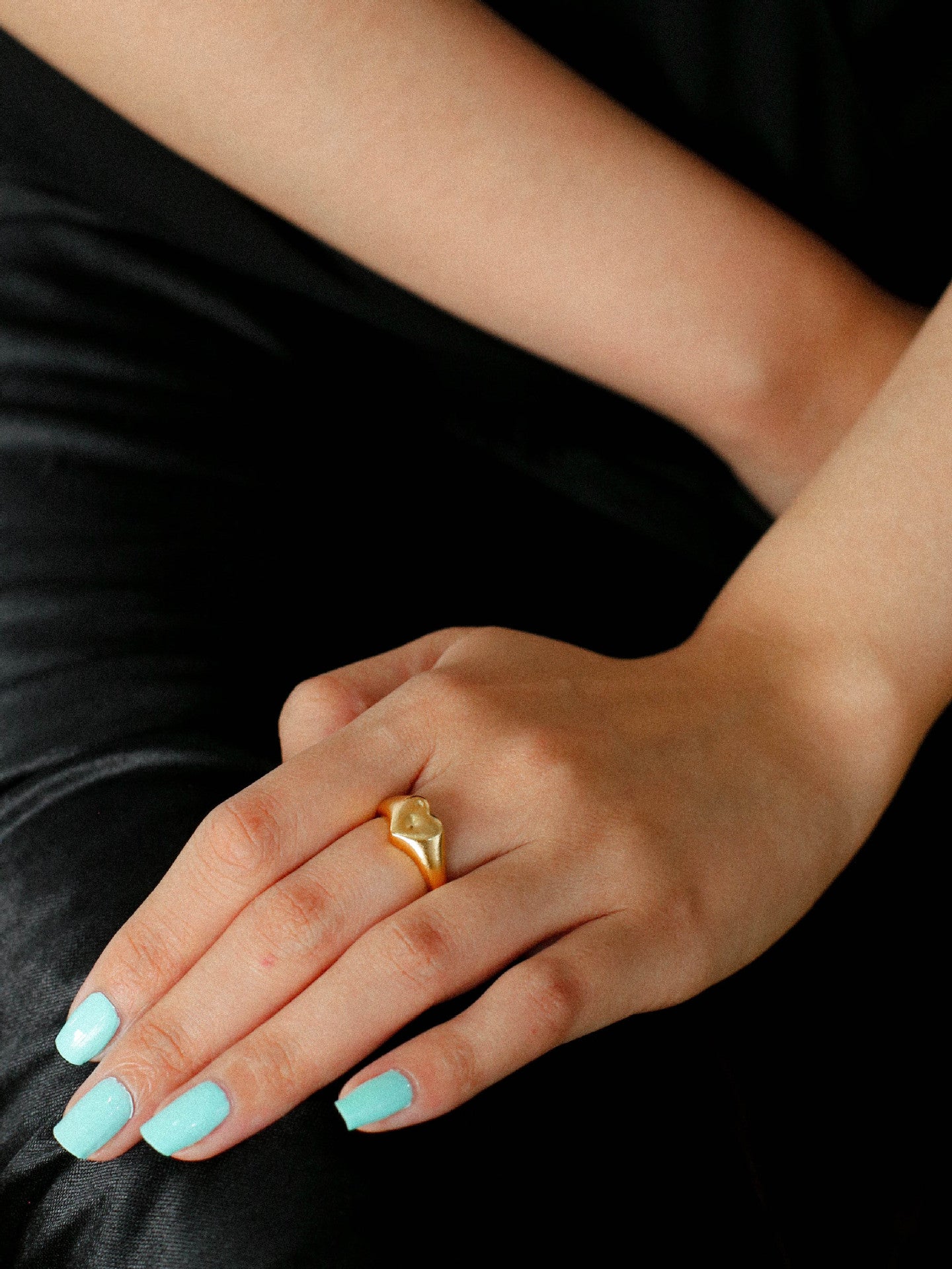 Heart Signet Ring - Elegant New Heart Series Jewelry for Women, Perfect for Valentine's Day Gifts & Everyday Wear