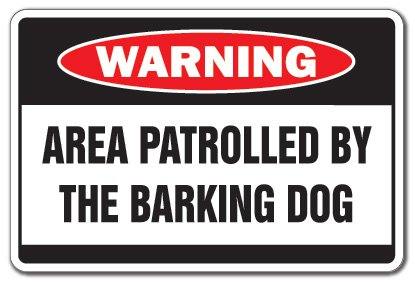 Beware of Dog Sign - Security Warning Sign for Office & Business - Durable Outdoor/Indoor Use - Ideal for Warehouses, Stores & Private Properties