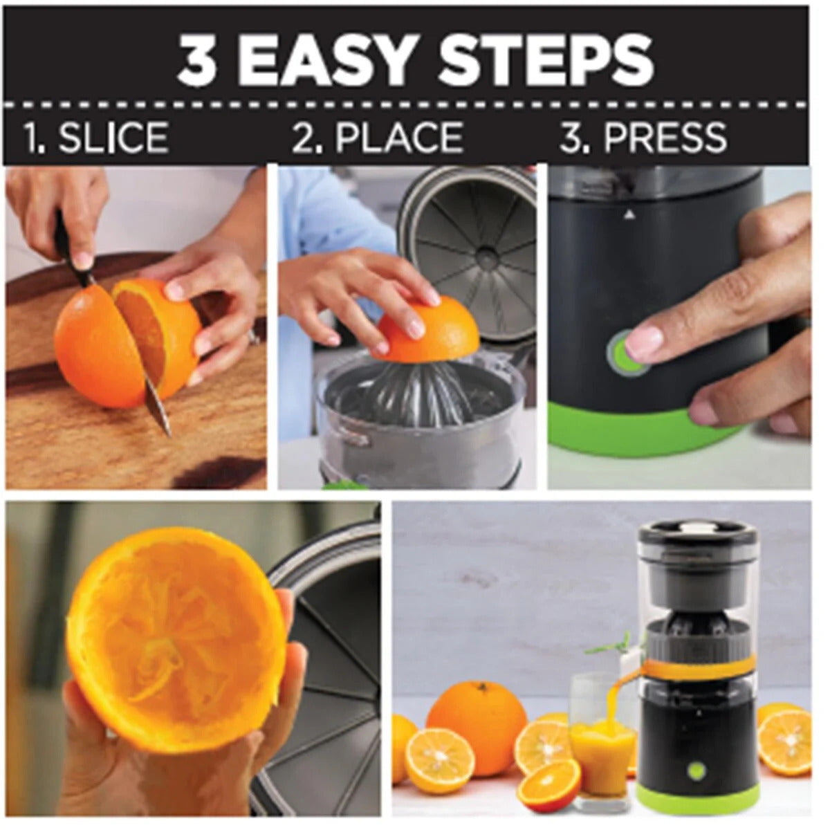 Insta Juicer - High Speed Cold Press Juicer for Fruits & Vegetables | Quiet & Efficient | Perfect for Smoothies, Detox Drinks & Healthy Lifestyles