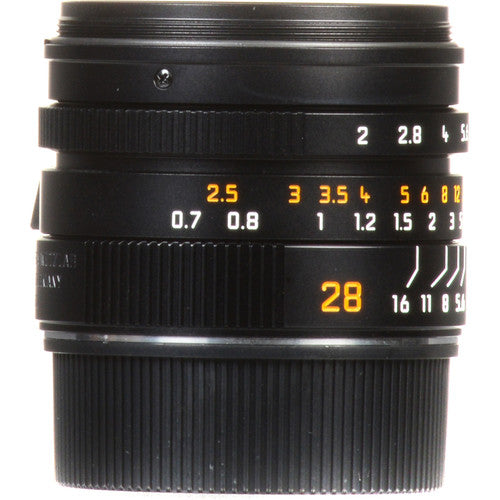 Leica Summicron M 28mm f/2 ASPH. Lens - Premium Wide-Angle Prime Lens for Leica M Mount Cameras - Perfect for Street Photography, Travel & Low Light Shooting